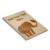 Elephant Tribal Art Design Notebook Notizblock (Rechte Seite)