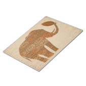 Elephant Tribal Art Design Notizblock (angewinkelt)