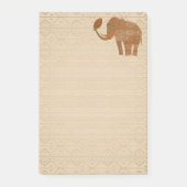 Elephant Tribal Art Design Post-it Klebezettel (Vorderseite)