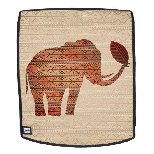 Elephant Tribal Art Design Rucksack