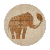 Elephant Tribal Art Design Schneidebrett (Vorderseite)