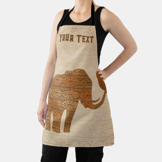 Elephant Tribal Art Design Schürze (InSitu)