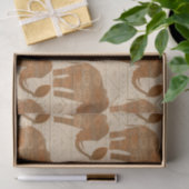 Elephant Tribal Art Design Seidenpapier (Geschenk)