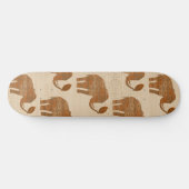 Elephant Tribal Art Design Skateboard (Horizontal)