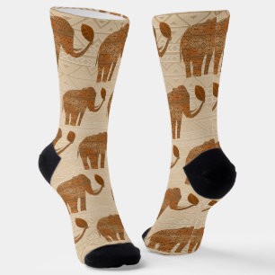 Elephant Tribal Art Design Socken
