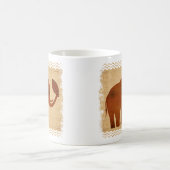 Elephant Tribal Art Design Tasse (Mittel)