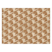 Elephant Tribal Art Design Tischdecke (Vorderseite (Horizontal))