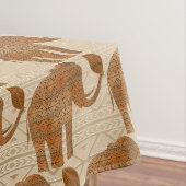 Elephant Tribal Art Design Tischdecke (Beispiel)