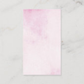 Elephant Tropical Summer Floral Diaper Raffle Begleitkarte (Rückseite)