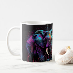 Elephant Tumbler Wrap Sublimierung Design Kaffeetasse