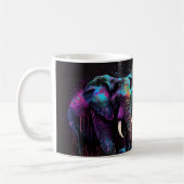 Elephant Tumbler Wrap Sublimierung Design Kaffeetasse (Links)