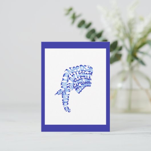 Elephant Tusks Postkarte (Stehend Vorderseite)