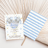 Elephant Twin Boys Baby Boy Dusche Einladung