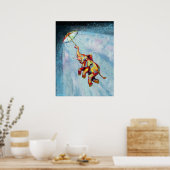 Elephant Umbrella (aktualisiertes Design) Poster (Küche)