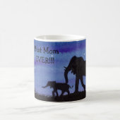 Elephant und Baby Kaffeetasse (Mittel)