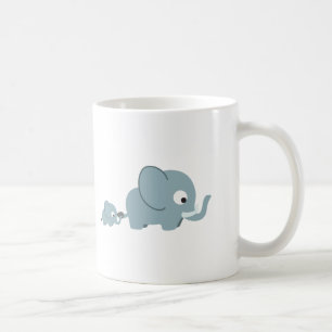 Elephant und Baby Kaffeetasse