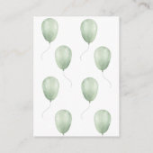 Elephant und Balloon Gucken Sie, wie viele Begleitkarte (Rückseite)