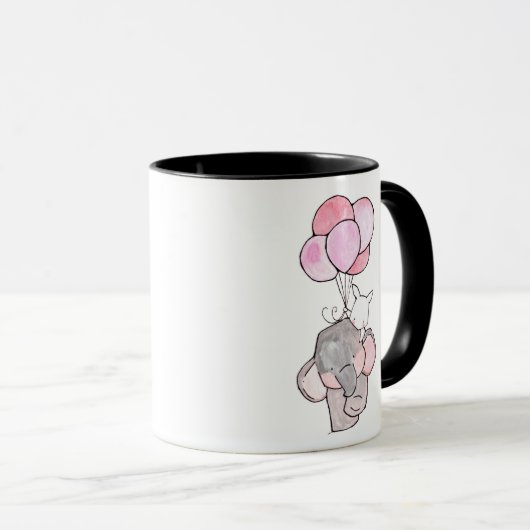 Elephant und Bunny Coffee Mugs Tasse (VorderseiteRechts)