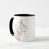 Elephant und Bunny Coffee Mugs Tasse (Vorderseite Links)