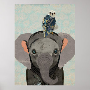 ELEPHANT UND FALCON POSTER