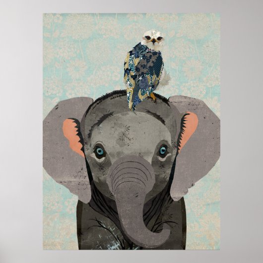 ELEPHANT UND FALCON POSTER (Vorne)