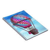 Elephant und Heißluftballon Notizblock (Rechte Seite)