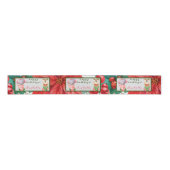 Elephant und Hirsch Anpassen von Text und Namen Ripsband (Vorderseite)