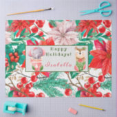 Elephant und Hirsch Anpassen von Text und Namen Seidenpapier (Basteln)