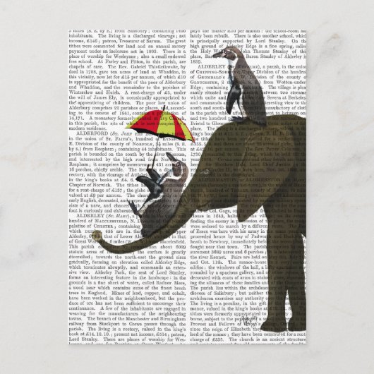Elephant und Pinguin Postkarte (Vorderseite)