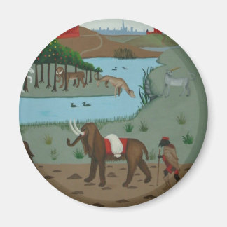 Elephant und Unicorn Magnet