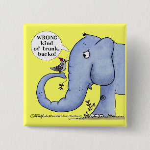 Elephant und Woodpecker-Missverständnis Button