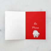 Elephant Valentine Karte (Innenseite)