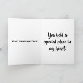 Elephant Valentine's Day Card Karte (Innenseite)