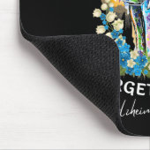 Elephant Vergiss-me-nicht Heimers Bewusstsein Mousepad (Ecke)