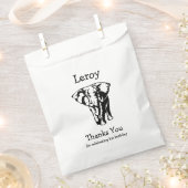 Elephant Vielen Dank Geschenktütchen (Ausgeschnitten)
