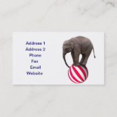 Elephant Visitenkarte (Rückseite)