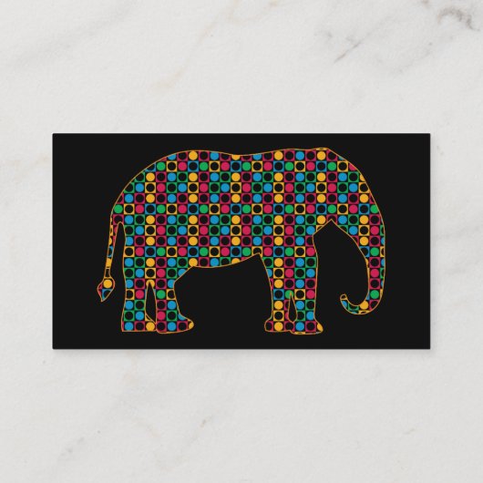 Elephant Visitenkarte (Rückseite)