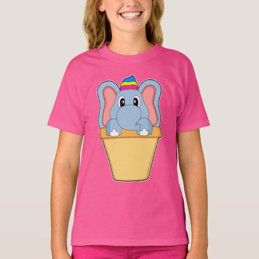Elephant Waffeleis T-Shirt (Vorderseite)