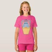 Elephant Waffeleis T-Shirt (Vorne ganz)