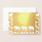 Elephant Walk Folienkarte (Vorderseite mit Umschlag)