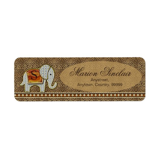 Elephant Walk Monogram Cheetah ID390 (Vorne)