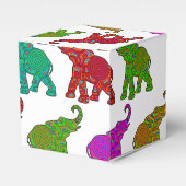 Elephant Walk Muster Fliesen Design Geschenkschachtel (Vorderseite)