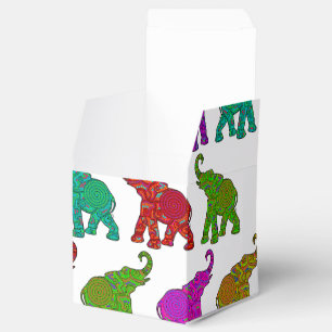 Elephant Walk Muster Fliesen Design Geschenkschachtel