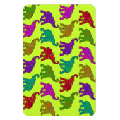 Elephant Walk Muster Fliesen Design Magnet (Vertikal)