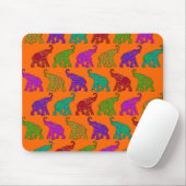 Elephant Walk Muster Fliesen Design Mousepad (Mit Mouse)