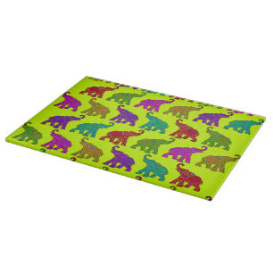 Elephant Walk Muster Fliesen Design Schneidebrett