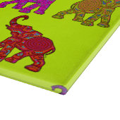 Elephant Walk Muster Fliesen Design Schneidebrett (Ecke)