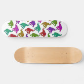 Elephant Walk Muster Fliesen Design Skateboard (Horizontal)
