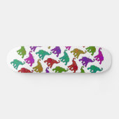 Elephant Walk Muster Fliesen Design Skateboard (Horizontal)