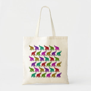 Elephant Walk Muster Fliesen Design Tragetasche